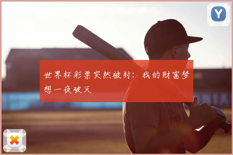 世界杯彩票突然被封：我的财富梦想一夜破灭